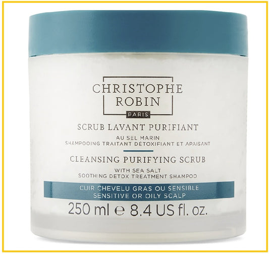 CHRISTOPHE ROBIN 海鹽舒緩頭皮淨化磨砂洗頭泥潔淨霜 CLEANSING PURIFYING SCRUB WITH SEA SALT 250ML