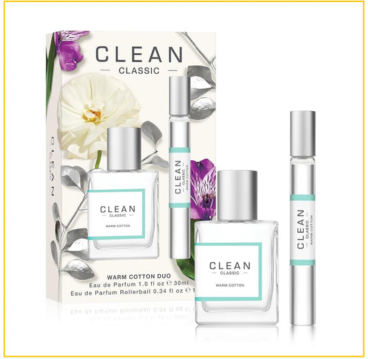 CLEAN 經典暖棉淡香水套裝 CLASSIC ON THE GO LAYERING DUO SET 30ML + 10ML