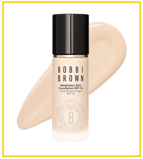 BOBBI BROWN 芭比布朗輕盈粉底液 WEIGHTLESS SKIN FOUNDATION SPF 15 #C-036 / #N-000 / #N-012 / #N-032 / #N-052 / #W-056 / #W-058 30ML