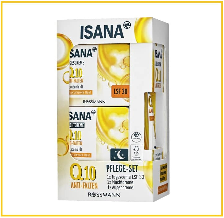 ISANA 伊薩娜3件套裝 Q10 GIFT DUO SET