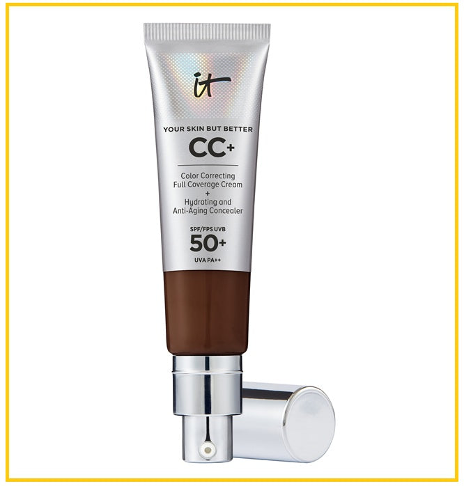 IT COSMETICS 依科美銀管CC霜 YOUR SKIN BUT BETTER CC+ SPF50+ #TAN RICH / #TAN WARM / #NEUTRAL RICH / #NEUTRAL DEEP / #DEEP HONEY / #DEEP MOCHA 32ML