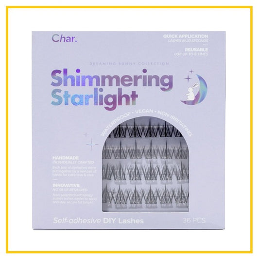 CHAR 免膠水假眼睫毛三部曲 SHIMMERING STARLIGHT 36PCS