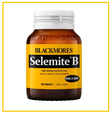 BLACKMORES 澳佳寶高硒酵母片100粒 SELEMITE B 100 TABLETS
