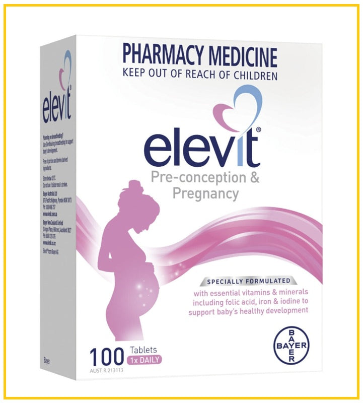 BAYER 澳洲拜耳女士愛樂維100粒 ELEVIT PRE-CONCEPTION & PREGNANCY 100 TABLETS