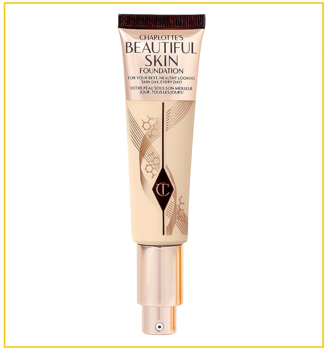 CHARLOTTE TILBURY 夏洛特水光肌粉底液 CT BEAUTIFUL SKIN MEDIUM COVERAGE LIQUID FOUNDATION WITH HYALURONIC ACID #1N / #2N / #3N 30ML