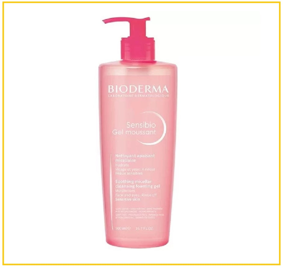 BIODERMA 貝德瑪舒緩保濕潔面啫哩 SENSIBIO GEL MOUSSANT 200ML / 500ML