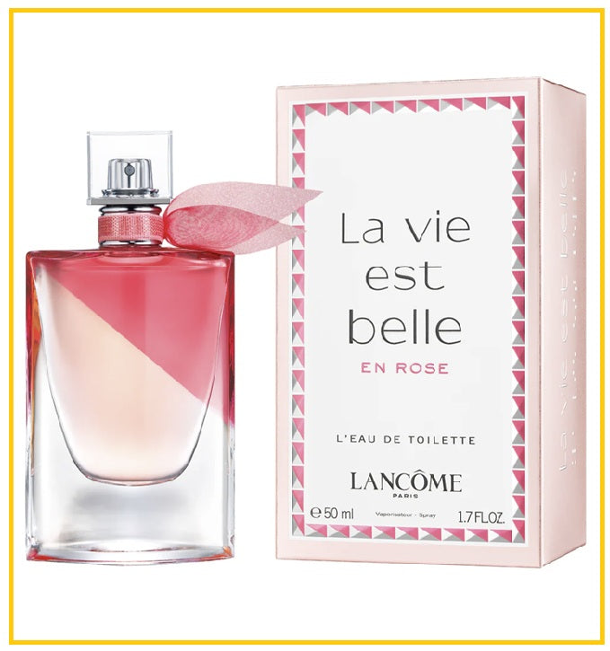 LANCOME 蘭蔻美麗人生玫瑰香水 LA VIE EST BELLE EN ROSE EDT 50ML