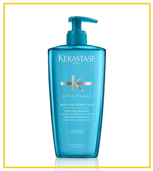 KERASTASE 卡詩舒緩抗敏洗髮精洗頭水 SPECIFIQUE BAIN VITAL DERMO-CALM CLEANSING SOOTHING SHAMPOO 500ML