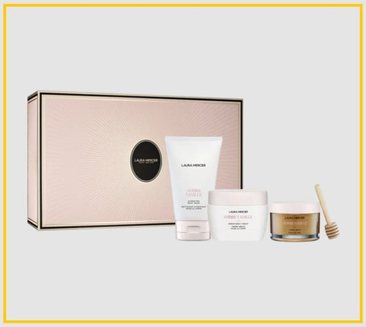 LAURA MERCIER 羅拉琥珀香草身體乳磨砂膏沐浴露套裝 DELICIOUS & DECADENT AMBRE VANILLE COLLECTION DUO SET