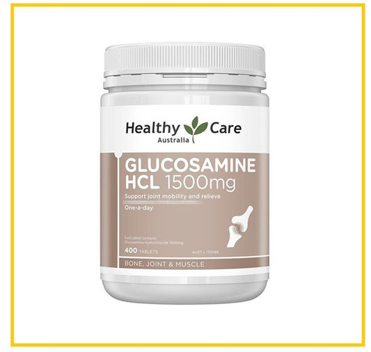 HEALTHY CARE 葡萄糖胺維骨力400粒 GLUCOSAMINE HCL 1500MG 400 TABLETS
