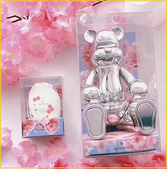 KOREA BUREEPURI CHERRY BLOSSOM PURE SHIELD SUNSCREEN SPF50+PA++++ 50ML (FREE BEAR TOY) 韓國BP櫻花小熊防曬霜 (送熊仔)
