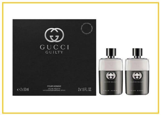 GUCCI Guilty Homme EDT DUO SET 50ML x2