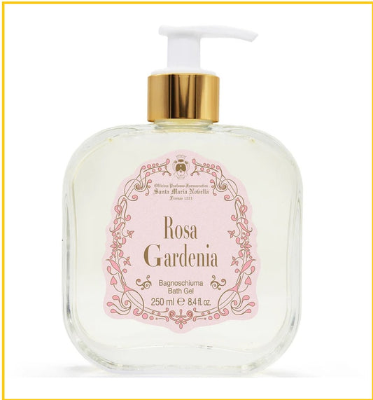 SANTA MARIA NOVELLA 聖瑪利亞修道院玫瑰梔子花沐浴露 BATH GEL ROSA GARDENIA 250ML