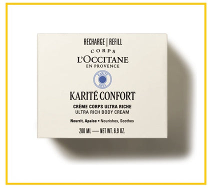 L'OCCITANE 歐舒丹乳木果舒緩特潤身體潤膚霜補充裝 LOCCITANE SHEA ULTRA RICH BODY CREAM REFILL 200ML