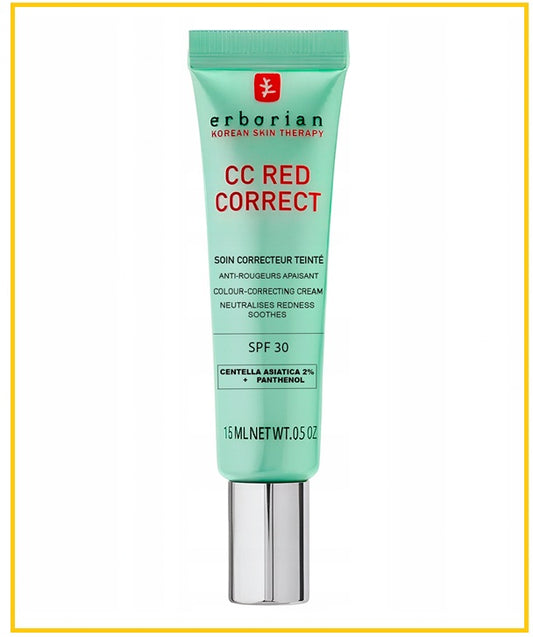 ERBORIAN 艾博妍積雪草綠色CC霜 CC CENTELLA CREAM SPF30 #GREEN 15ML
