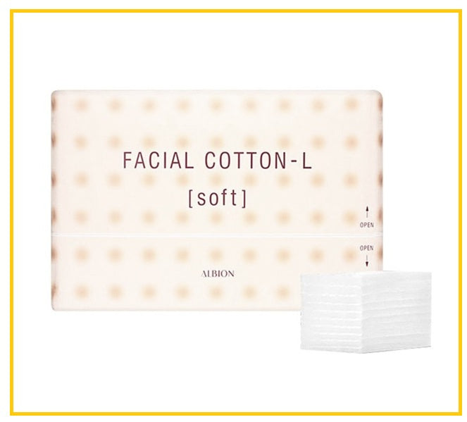 ALBION 澳爾濱高級綿柔化妝棉 FACIAL COTTON L SOFT 120PCS