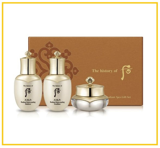 THE HISTORY OF WHOO 后天氣丹三件套裝 GONGJINHYANG MI LUXURY REJUVENATING MINI DUO SET