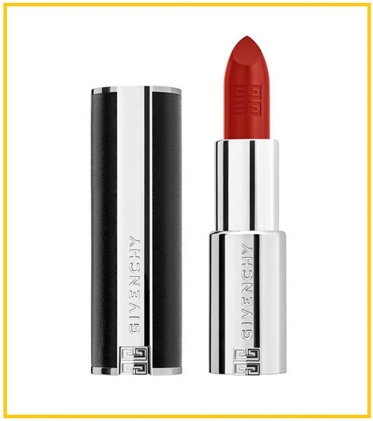 GIVENCHY 紀梵希黑小羊皮口紅唇膏 LE ROUGE INTERDIT INTENSE SILK #N37 ROUGE GRAINE 3.4G