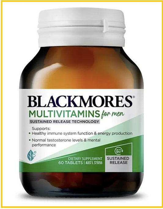 BLACKMORES 澳佳寶男士復合維生素60粒 MULTIVITAMINS FOR MEN RELEASE TABLETS 60 TABLETS