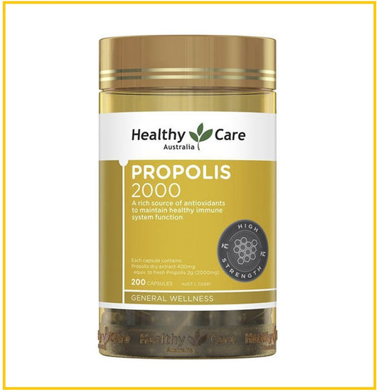 HEALTHY CARE 蜂膠200粒 PROPOLIS 2000MG 200 CAPSULES