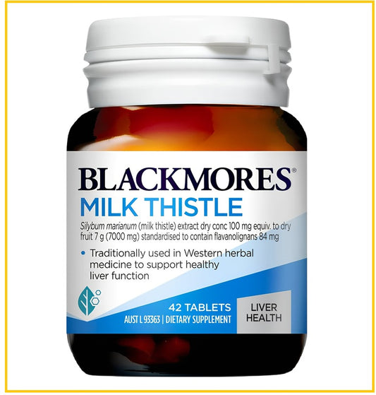 BLACKMORES 澳佳寶奶薊護肝精華42粒 MILK THISTLE SUPPORT HEALTHY LIVER 42 TABLETS