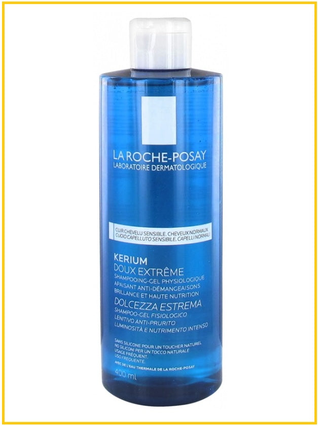 LA ROCHE POSAY 理膚泉舒緩生理凝膠洗髮精洗頭水 KERIUM DOUX SHP GEL F 400ML