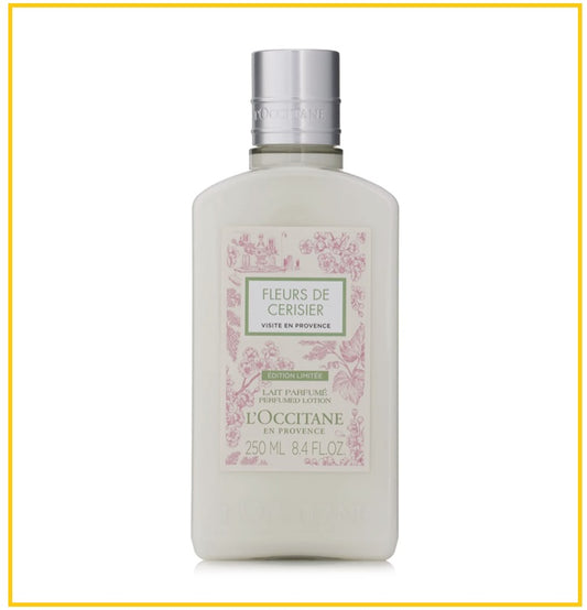 L'OCCITANE 歐舒丹青提戀花櫻花潤膚身體乳 LOCCITANE FLEURS DE CERISIER VISITE EN PROVENCE BODY LOTION 250ML