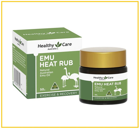 HEALTHY CARE 鴯鶓油痠痛萬用膏 EMU HEAT RUB 50G
