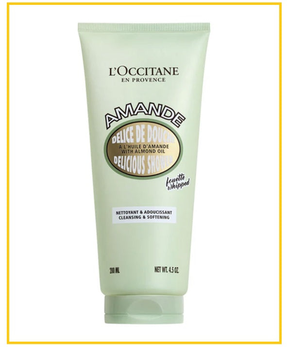 L'OCCITANE 歐舒丹甜扁桃綿綿沐浴露 LOCCITANE ALMOND WHIPPED SHOWER CREAM 200ML