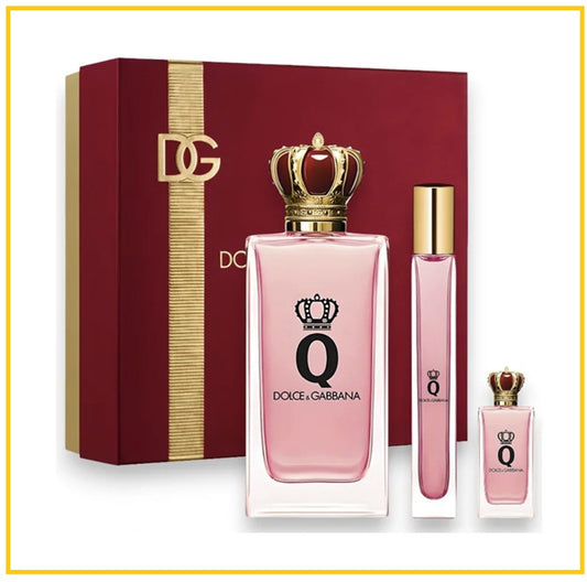 DOLCE & GABBANA 杜嘉班納Q女王悸動香水套裝 Q GIFT DUO SET (EDP 100ML + 10ML + 5ML)