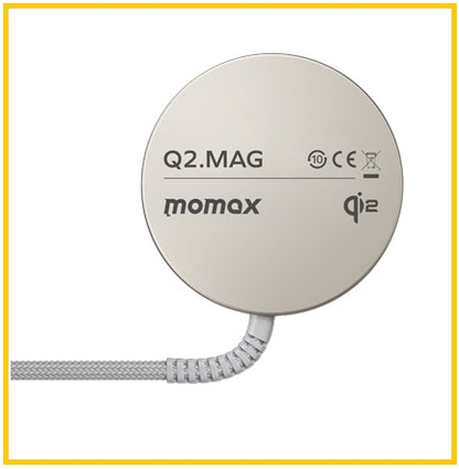 MOMAX 磁吸無線充電器 Q2.MAG PORTABLE MAGNETIC WIRELESS CHARGER UD32L