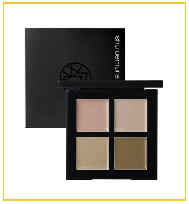 SHU UEMURA 植村秀羽紗修色四色遮瑕 UNLIMITED CCC QUAD CONCEALER APRICOT PINK & COOL BEIGE 1.5G X4