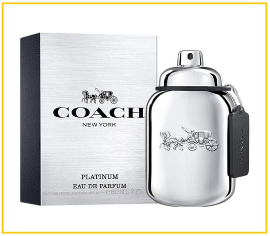COACH 蔻馳鉑金男士濃香水 MEN'S PLATINUM EDP 60ML