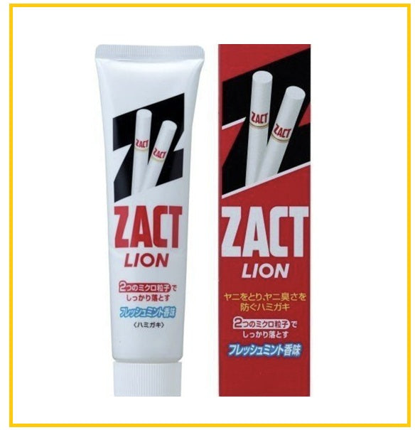 LION 獅王強效去煙漬牙垢牙膏 ZACT TOOTHPASTE 150G