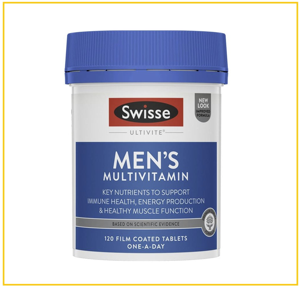 SWISSE 斯維詩男性多元維他命120片 ULTIVITE MENS MULTIVITAMIN 120 TABLETS