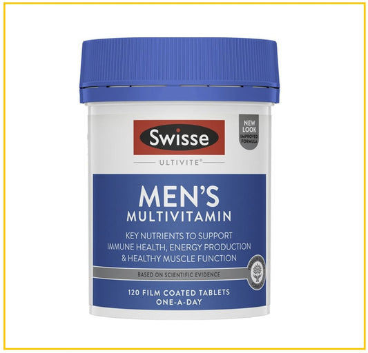 SWISSE 斯維詩男性多元維他命120片 ULTIVITE MENS MULTIVITAMIN 120 TABLETS