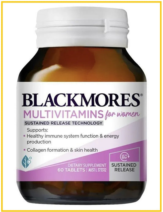 BLACKMORES 澳佳寶女士復合維生素60粒 MULTIVITAMIN FOR WOMEN SUSTAINED RELEASE 60 TABLETS