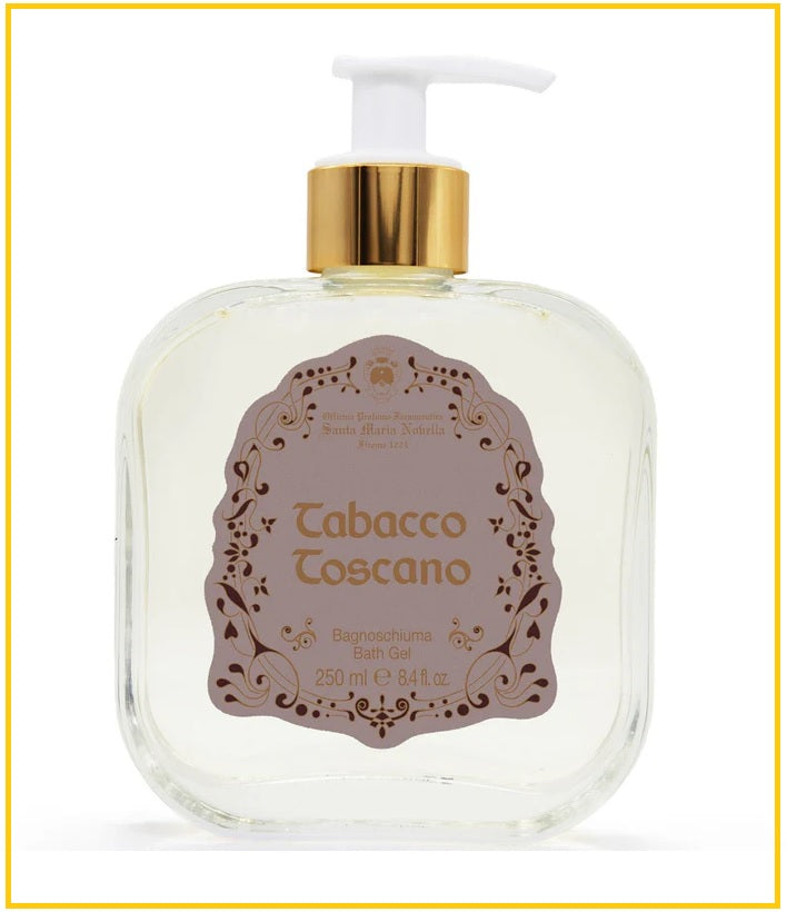 SANTA MARIA NOVELLA 聖瑪利亞修道院托斯卡諾煙草沐浴露 BATH GEL TABACCO TOSCANO 250ML