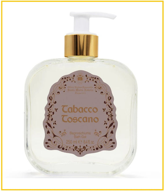 SANTA MARIA NOVELLA 聖瑪利亞修道院托斯卡諾煙草沐浴露 BATH GEL TABACCO TOSCANO 250ML
