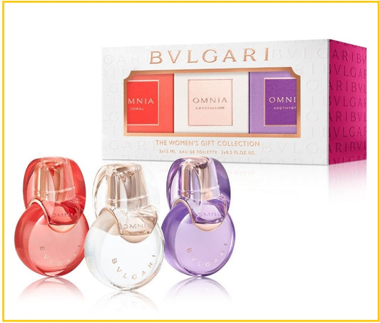 BVLGARI 寶格麗晶彩系列迷你香水套裝 THE WOMEN’S GIFT COLLECTION PERFUME MINI DUO SET 15ML X3