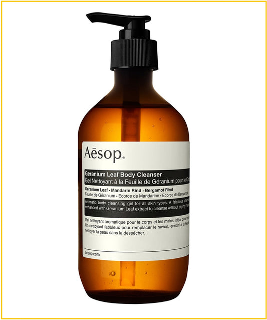 AESOP 伊索天竺葵沐浴露 GERANIUM LEAF BODY CLEANSER 500ML