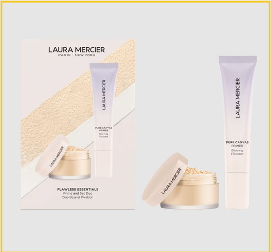 LAURA MERCIER 羅拉散粉柔焦款妝前乳套裝 FLAWLESS ESSENTIALS ULTRA-BLUR AND PRIME SET DUO SET