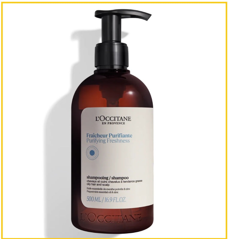 L'OCCITANE 歐舒丹草本療法清爽淨化洗髮水 LOCCITANE AROMACHOLOGIE PURIFYING FRESHNESS SHAMPOO 500ML