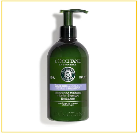 L'OCCITANE 歐舒丹草本菁純平衡洗髮露 LOCCITANE AROMACHOLOGIE GENTLE & BALANCE MICELLAR SHAMPOO 500ML (ALL HAIR TYPES)