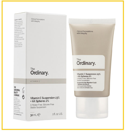 THE ORDINARY 高純度維他命C透明質酸乳液 VITAMIN C SUSPENSION 23% + HA SPHERES 2% 30ML
