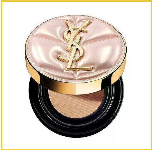 YVES SAINT LAURENT 聖羅蘭明彩輕透亮肌粉色氣墊粉底 (限量款) YSL TOUCHE ECLAT GLOW-PACT CUSHION FOUNDATION #B10 / #BR10 12G (LIMITED EDITION)