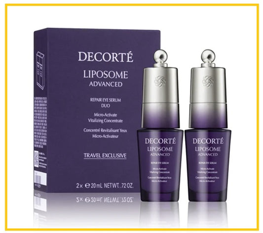 COSME DECORTE 黛珂小紫瓶眼部精華套裝 LIPOSOME ADVANCED REPAIR EYE SERUM DUO SET 20ML X2