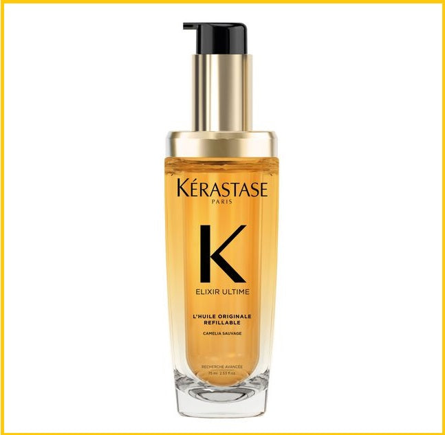 KERASTASE 卡詩山茶花經典香氛護髮油 (可替換裝) ELIXIR ULTIME L'HUILE ORIGINALE REFILLABLE HAIR OIL 75ML