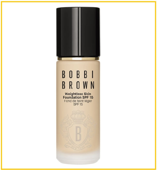 BOBBI BROWN 芭比布朗輕盈持妝粉底液 WEIGHTLESS SKIN FOUNDATION SPF 15 #WARM IVORY 30ML