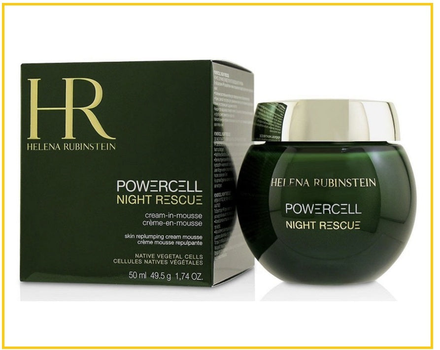 HELENA RUBINSTEIN 赫蓮娜綠寶瓶晚霜 HR POWERCELL NIGHT RESCUE CREAM-IN-MOUSSE 50ML